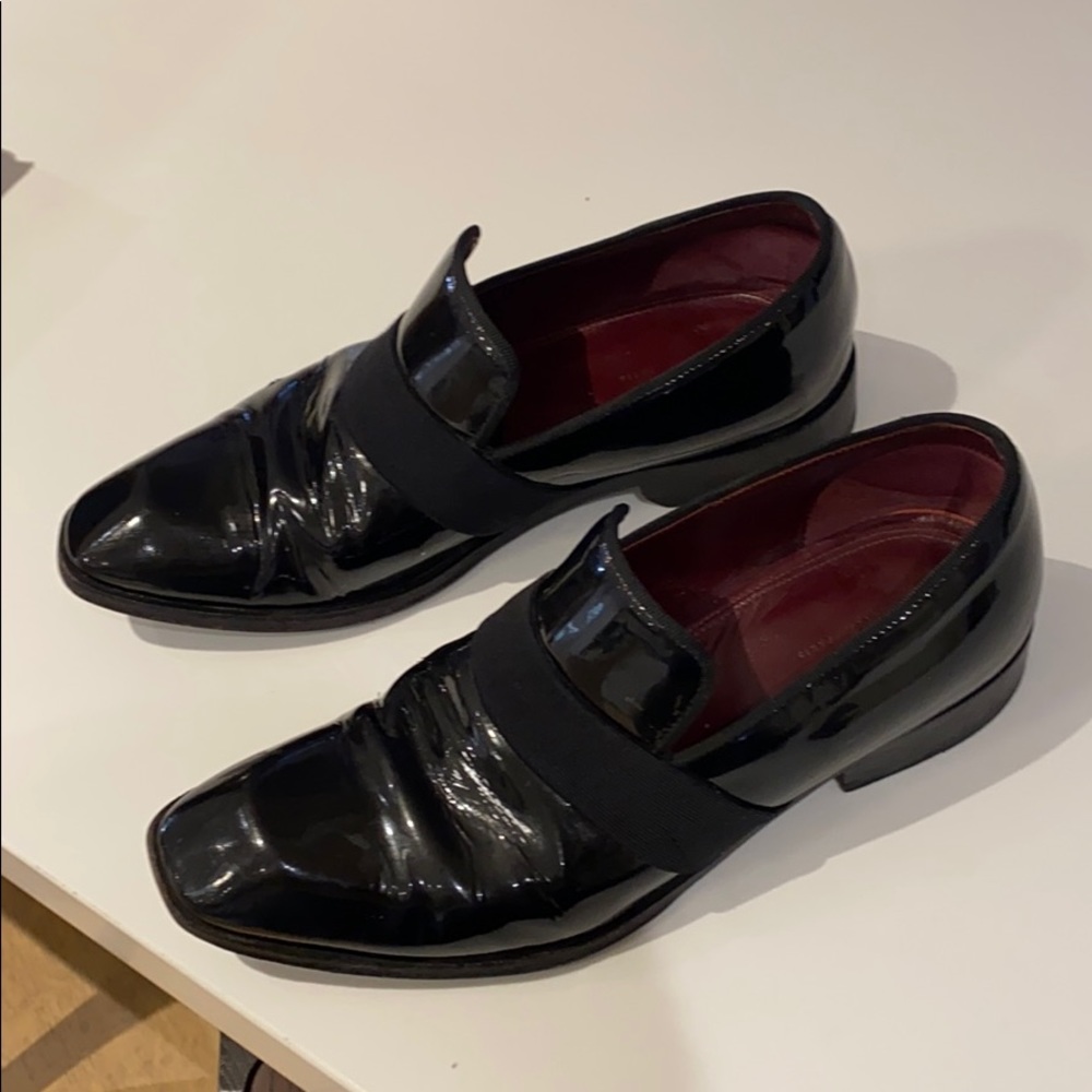 Celine 35 loved patent leather loafers